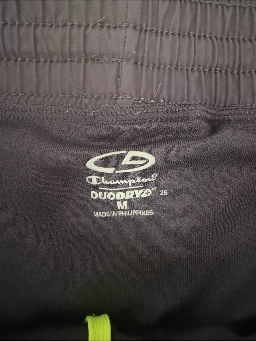 Champion athletic shorts - gray and green - size medium - Picture 4 of 4